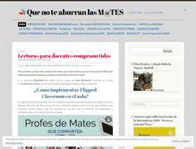 Tablet Screenshot of matesnoaburridas.wordpress.com