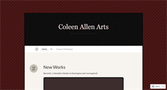 Desktop Screenshot of coleenallenarts.wordpress.com