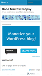 Mobile Screenshot of bonemarrowbiopsy.wordpress.com