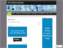 Tablet Screenshot of bonemarrowbiopsy.wordpress.com