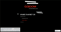 Desktop Screenshot of gozoonk.wordpress.com