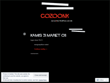 Tablet Screenshot of gozoonk.wordpress.com
