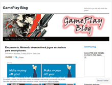 Tablet Screenshot of gameplayblog.wordpress.com
