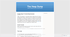 Desktop Screenshot of heapdump.wordpress.com