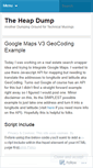 Mobile Screenshot of heapdump.wordpress.com