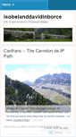 Mobile Screenshot of isobelanddavidinborce.wordpress.com