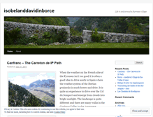Tablet Screenshot of isobelanddavidinborce.wordpress.com