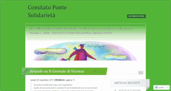 Desktop Screenshot of comitatopontesolidarieta.wordpress.com