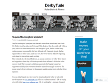 Tablet Screenshot of derbytude.wordpress.com