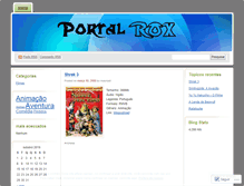 Tablet Screenshot of portalrox.wordpress.com