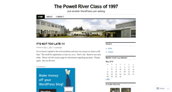 Desktop Screenshot of classof97.wordpress.com