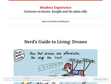 Tablet Screenshot of munhwaexperience.wordpress.com