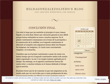 Tablet Screenshot of hildagonzalezolindo.wordpress.com