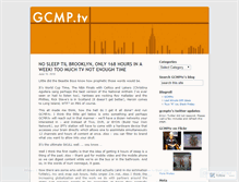 Tablet Screenshot of gcmptv.wordpress.com