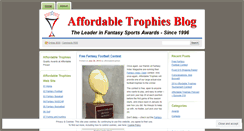 Desktop Screenshot of affordabletrophies.wordpress.com