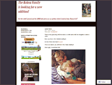 Tablet Screenshot of adoptionisinourhearts.wordpress.com