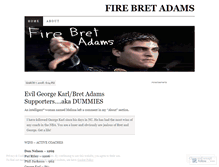 Tablet Screenshot of firebretadams.wordpress.com