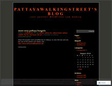 Tablet Screenshot of pattayawalkingstreet.wordpress.com