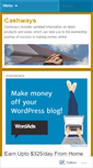 Mobile Screenshot of cashways.wordpress.com