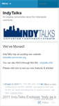 Mobile Screenshot of indytalks.wordpress.com