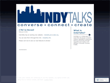 Tablet Screenshot of indytalks.wordpress.com