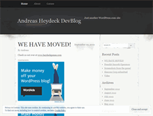 Tablet Screenshot of heydeckgames.wordpress.com