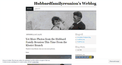 Desktop Screenshot of hubbardfamilyreunion.wordpress.com