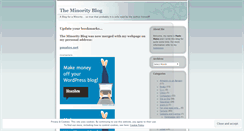 Desktop Screenshot of minorityblog.wordpress.com