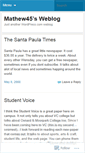 Mobile Screenshot of mathew45.wordpress.com