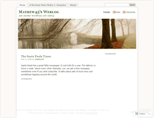 Tablet Screenshot of mathew45.wordpress.com