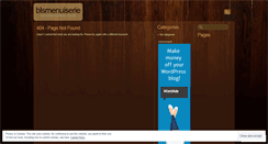 Desktop Screenshot of blsmenuiserie.wordpress.com