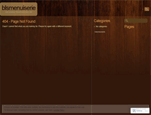 Tablet Screenshot of blsmenuiserie.wordpress.com