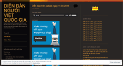 Desktop Screenshot of nguoivietquocgia.wordpress.com