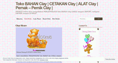 Desktop Screenshot of grosirbahanclay.wordpress.com