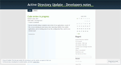 Desktop Screenshot of directoryupdate.wordpress.com