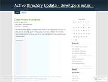 Tablet Screenshot of directoryupdate.wordpress.com