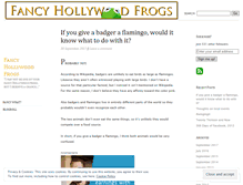 Tablet Screenshot of fancyhollywoodfrogs.wordpress.com