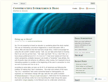 Tablet Screenshot of constructiveinterference.wordpress.com