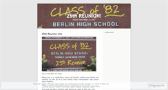 Desktop Screenshot of bhs1982.wordpress.com