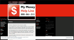 Desktop Screenshot of mymoneyhelpline.wordpress.com