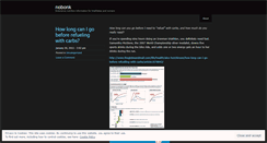 Desktop Screenshot of nobonk.wordpress.com