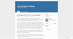 Desktop Screenshot of johnsorflaten.wordpress.com