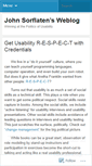 Mobile Screenshot of johnsorflaten.wordpress.com
