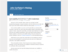Tablet Screenshot of johnsorflaten.wordpress.com