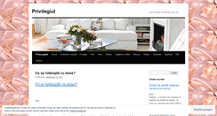 Desktop Screenshot of privilegul.wordpress.com