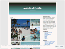 Tablet Screenshot of mondoditesta.wordpress.com