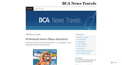 Desktop Screenshot of bcanewstravels.wordpress.com