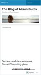 Mobile Screenshot of alisonburns.wordpress.com