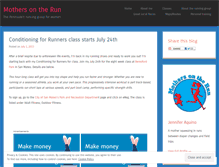 Tablet Screenshot of mothersontherun.wordpress.com