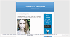 Desktop Screenshot of jovencitasdesnudas.wordpress.com